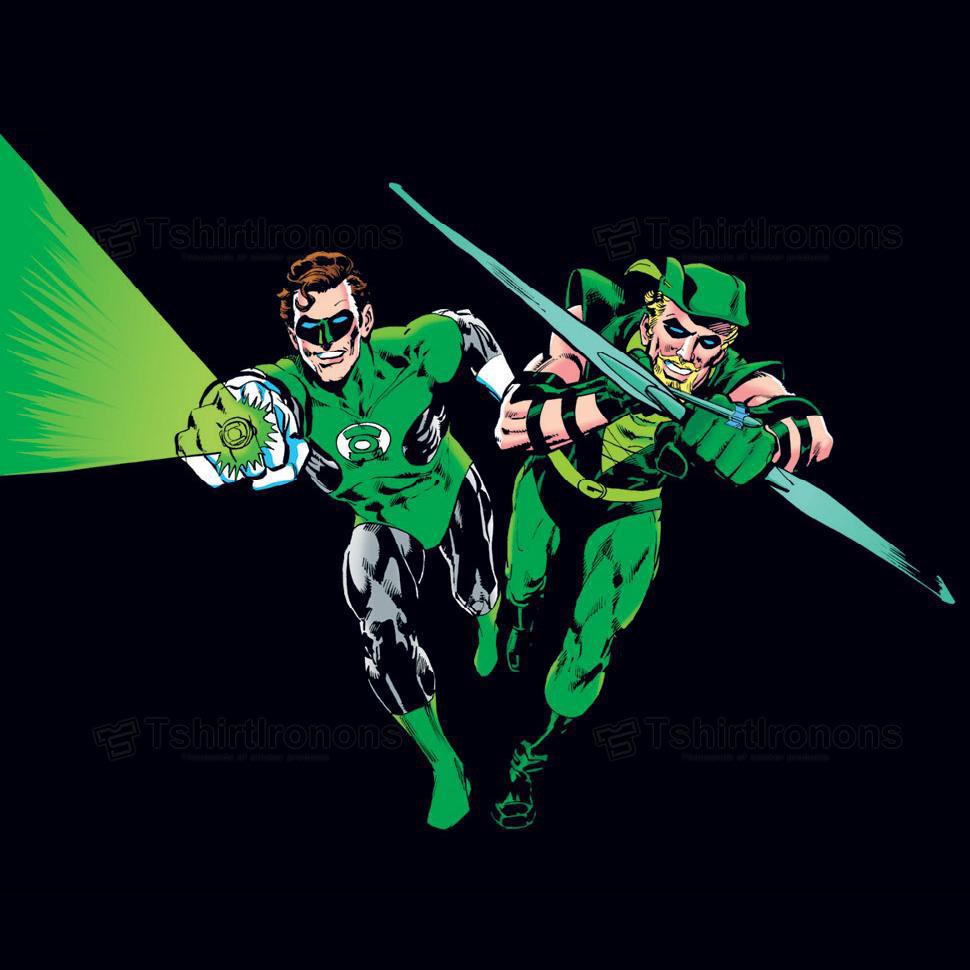 Green Lantern T-shirts Iron On Transfers N4508 - Click Image to Close